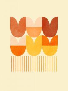 Spring Mid Rhapsody Orange 1 af Ana Rut Bre