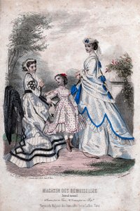 Fransk modeblad "Magasin des Demoiselles", Paris, 25. juli
