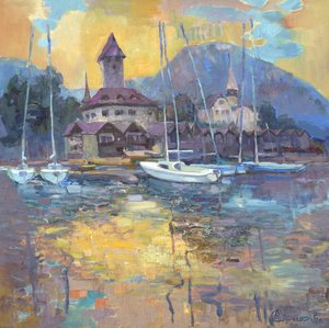 Sejlbåde – Refleksioner ved søen