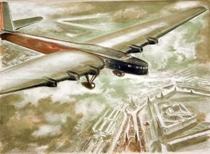 Flyvning over Den Røde Plads, 1937. af Anatoly Andreyevich Suvorov