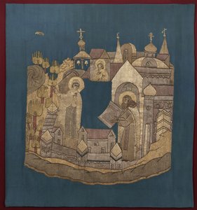 Guds Moders tilsynekomst for den hellige Cyril af Belozersk i Simonov-klosteret Podea, 16201635