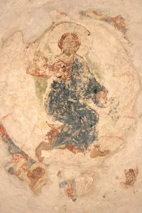 Kristi himmelfart, 1313 af Ancient Russian frescos