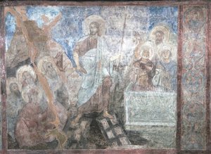 Nedstigningen til Helvede af Ancient Russian frescos