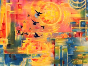Abstrakt Frihedsflyvning