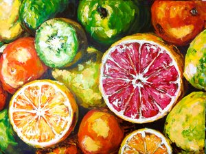 En frisk blanding af citrusfrugter