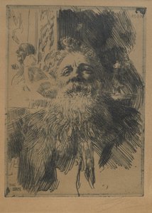 Auguste Rodin af Anders Leonard Zorn
