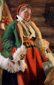Braskkulla, en bondepige fra Moro, 1911-1912 af Anders Leonard Zorn