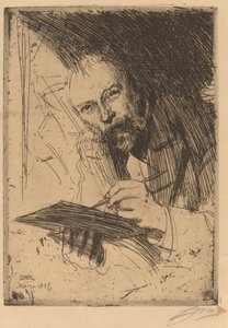Carl Larsson, 1897. af Anders Leonard Zorn