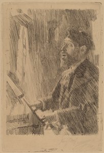 J.B. Faure, 1891. af Anders Leonard Zorn