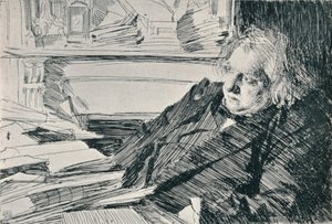 Joseph Ernest Renan 1823-1892, 1892, 1898 af Anders Leonard Zorn
