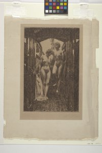 Le Cabine (ætsning) af Anders Leonard Zorn