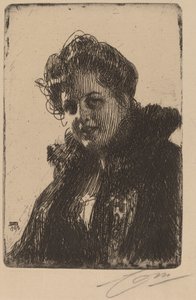 Fru. Granberg, 1903. af Anders Leonard Zorn