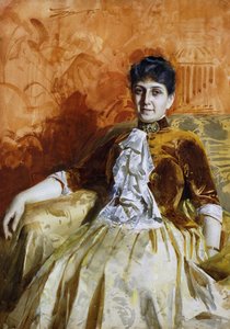Portræt af Lisen Lamm, 1885 af Anders Leonard Zorn