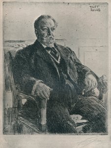 Præsident Taft, 1911 af Anders Leonard Zorn