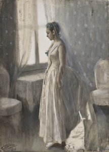 Bruden, 1886 af Anders Leonard Zorn