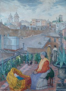 Terrasse i Rom