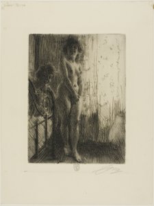 Et mørkt hjørne af Anders Leonard Zorn