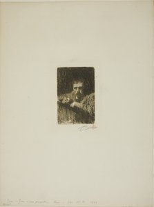 En malerætser (selvportræt) af Anders Leonard Zorn
