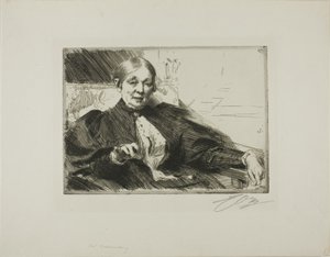 Anna Wallenberg af Anders Leonard Zorn