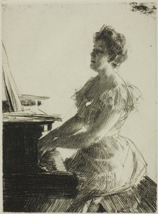 Ved klaveret af Anders Leonard Zorn