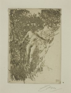 Børstetræ af Anders Leonard Zorn