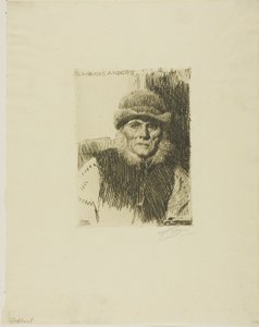 Dalecarlian Peasant (Lavards Anders) af Anders Leonard Zorn