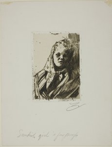 Dalebondekone af Anders Leonard Zorn