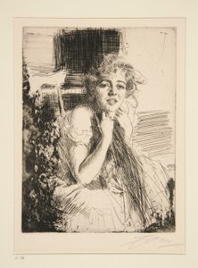 Emma Rasmussen af Anders Leonard Zorn