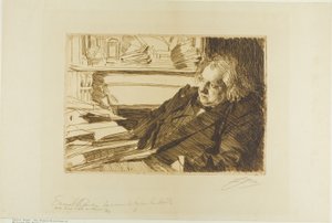 Ernest Renan af Anders Leonard Zorn