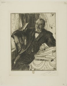 Grover Cleveland II af Anders Leonard Zorn