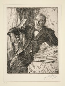 Grover Cleveland II af Anders Leonard Zorn