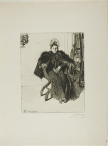 Isabella Gardner af Anders Leonard Zorn