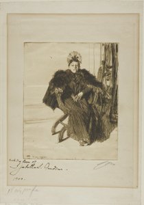 Isabella Gardner af Anders Leonard Zorn