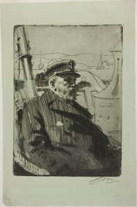 Kong Oscar II (anden plade) af Anders Leonard Zorn