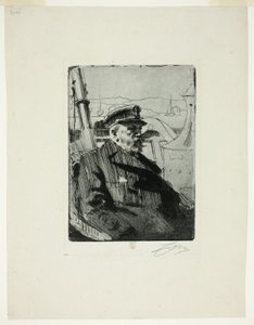 Kong Oscar II (anden plade) af Anders Leonard Zorn