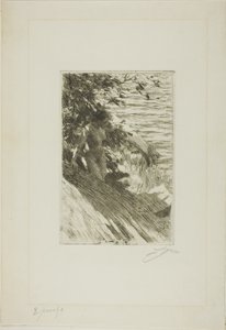"La Grande Baigneuse" - Den store badegæst af Anders Leonard Zorn