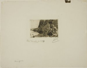 "La Petite Baigneuse" - Den lille badegæst af Anders Leonard Zorn