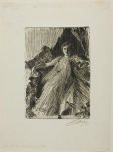 Maud Cassel (Mrs. Ashley) af Anders Leonard Zorn