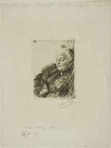 Fru Georges May II af Anders Leonard Zorn
