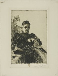 Mme Lamm II af Anders Leonard Zorn