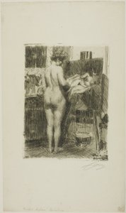 Model før billede af Anders Leonard Zorn