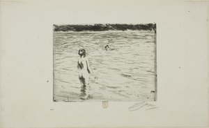 Mor bader af Anders Leonard Zorn