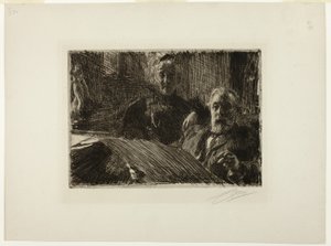 hr. og fru Fürstenberg af Anders Leonard Zorn