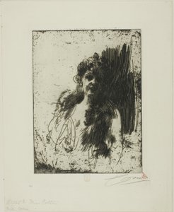 Fru Cotton II af Anders Leonard Zorn