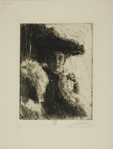 Fru Kip af Anders Leonard Zorn