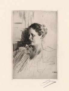 Fru Nagel af Anders Leonard Zorn