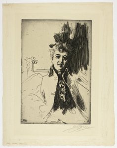 Fru Potter Palmer af Anders Leonard Zorn