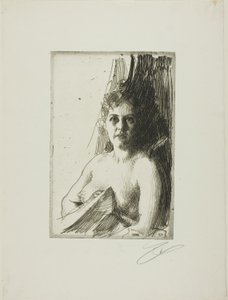 Nøgenstudie III af Anders Leonard Zorn