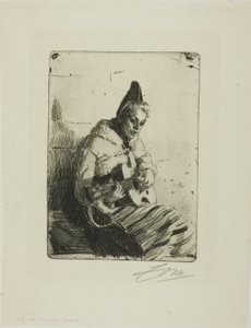 Gammel Ballade II af Anders Leonard Zorn