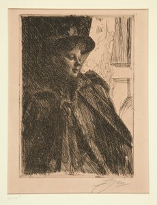 Olga Bratt af Anders Leonard Zorn